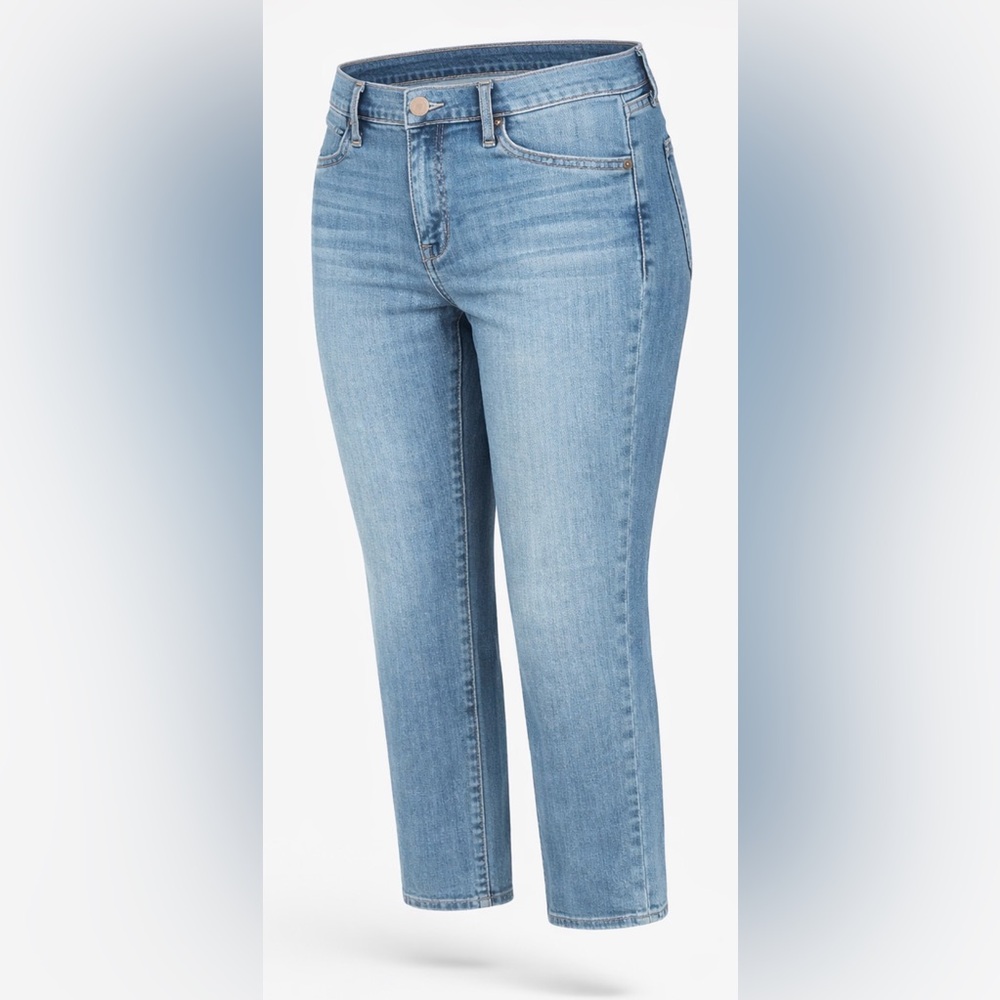 NICOLE By Nicole Miller Jeans Slim Crop High Rise Size 16P NWT